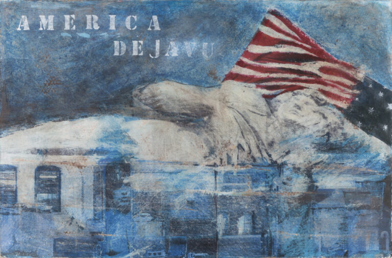 America Dejavu, 2016-2023, tecnica mista, 140x90