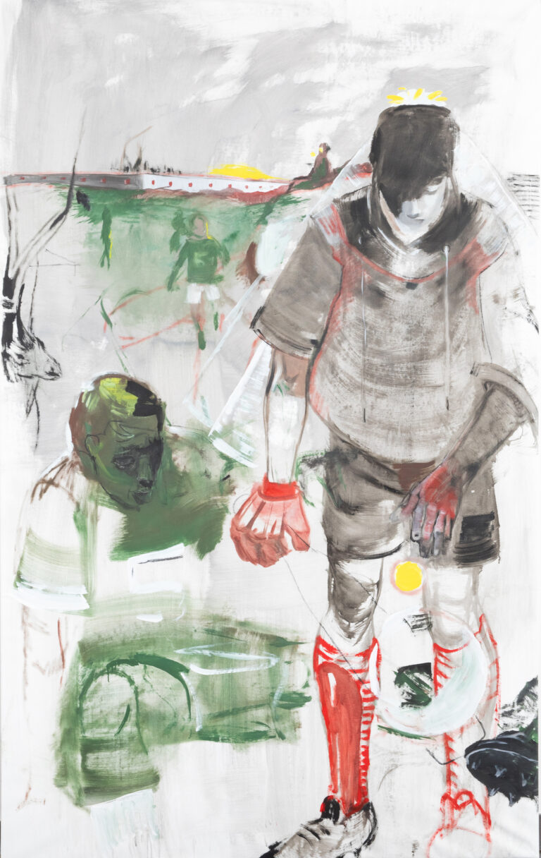 Game, 120x185 cm, olio su tela, 2024