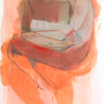 Hug, 105x 185 cm, pigmenti a olio su tela, 2024