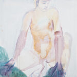 S. Giorgio, 150x180 cm, pigmenti a olio su tela, 2023