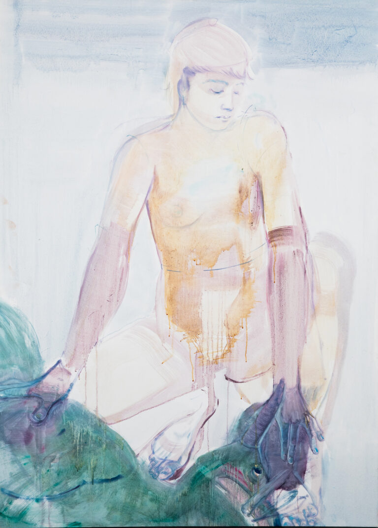 S. Giorgio, 150x180 cm, pigmenti a olio su tela, 2023