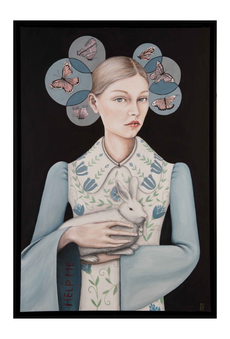 Dama del coniglio bianco