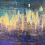 Guerre nel tempo, 2025, acrilico su tela, 100x80