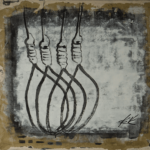 2026, Tecnica mista su tela, 87 x 79 cm