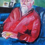 _Papà, 2014, acrilico, 69 x 103