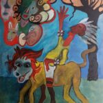 Un giorno vittorioso, 2020, acrilico, 152 x 200